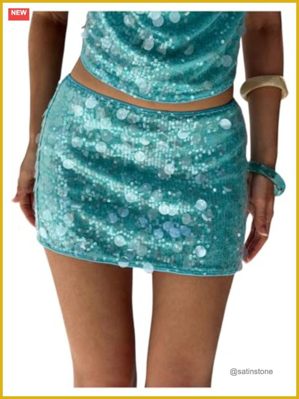 Sequin Ruched Bodycon Mini Skirt Y2K Night Out Sparkly Party
